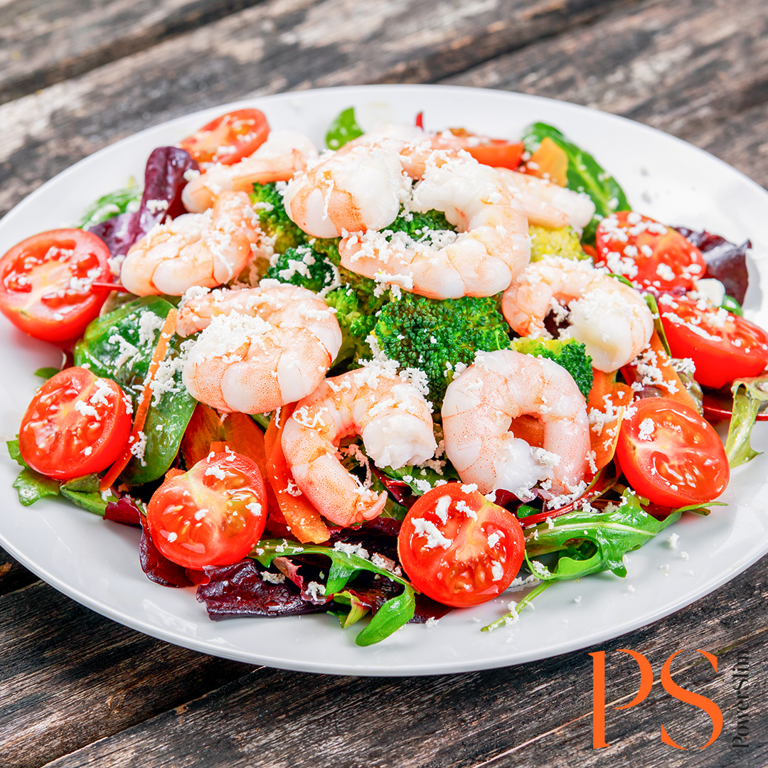 Garnelensalat mit Brokkoli