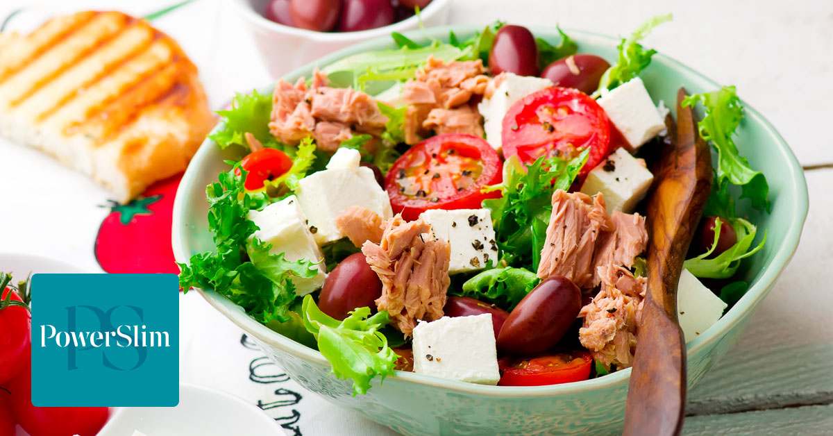 Endiviensalat mit Thunfisch und Feta