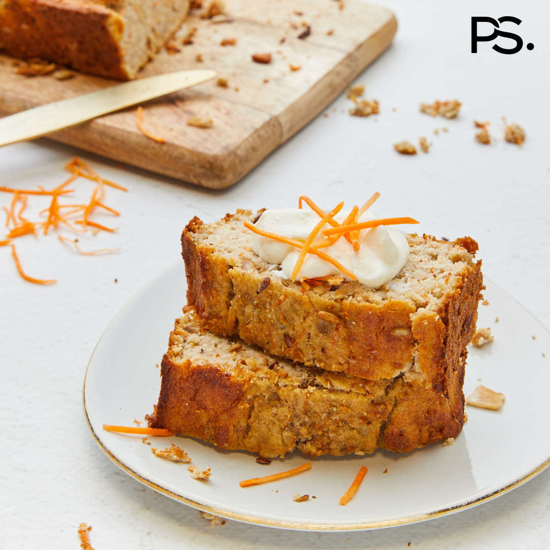 Karotten-Bananenbrot mit Granola